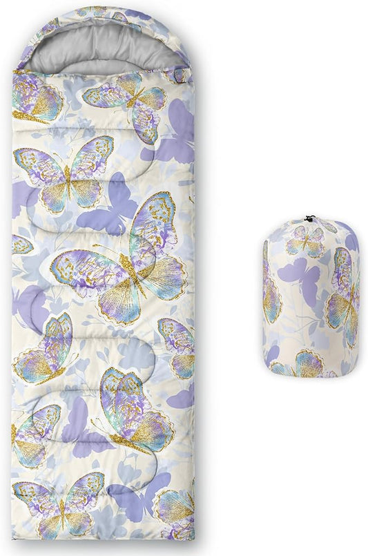 CVHOUSE Camping Sleeping Bags,3 Season Warm & Cool Weather,Lightweight,Waterproof Sleeping Bags for Adults & Kids,Traveling,and Outdoors,Camping Gear Equipment