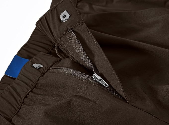 YSENTO Women's Hiking Pants Lightweight Stretch Quick Drying UPF 50 Camping Travel Work Cargo Pants 6 Pockets