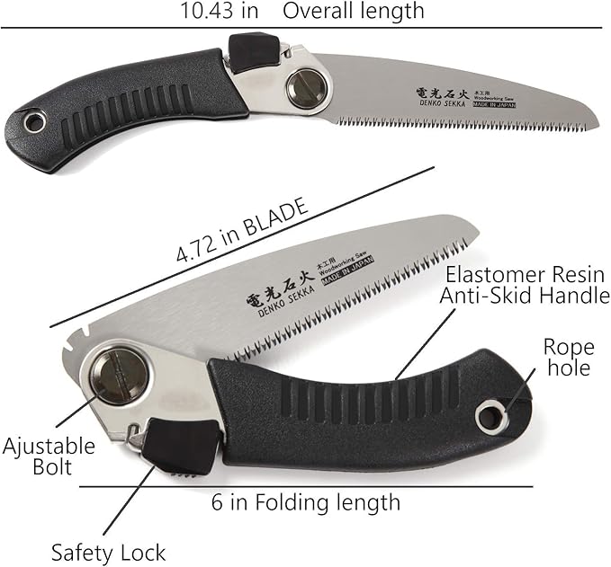 Woodworking Saw, Japanese Pull Saw for Woodworking and Wood Craftsmanship, Long Handle with Precision Blade and Cutting Power, Heavy Duty (Woodworking Saw)