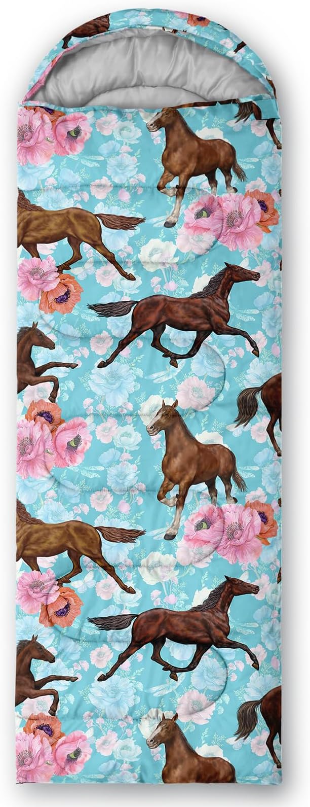 QOOMO Camping Sleeping Bags,3 Season Warm & Cool Weather,Lightweight,Waterproof Sleeping Bags for Adults & Kids,Traveling,and Outdoors,Camping Gear Equipment