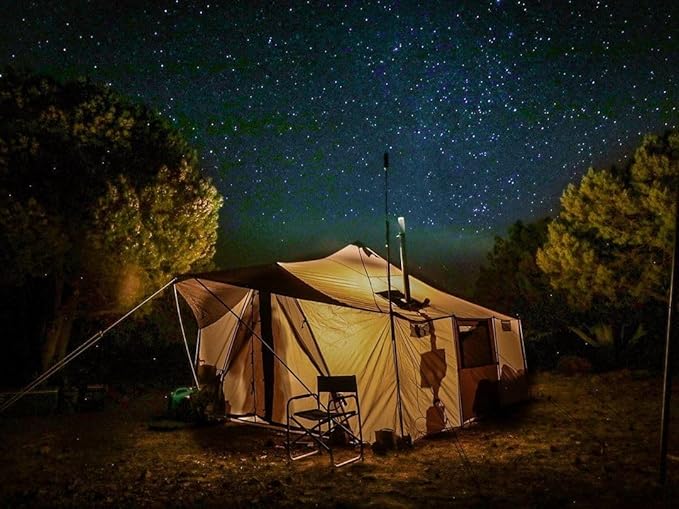 Winnerwell Nomad Large Tent Stove | Portable Wood Burning Stove for Tents, Shelters, and Camping | 1500 Cubic Inch Firebox | Precision Stainless Steel Construction | Includes Chimney Pipe