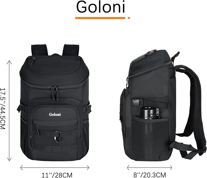 Cooler Backpack Insulated Leak Proof,Small Soft Coolers Bag for Men and Women Camping,Travel,Beach,Hiking,Picnic