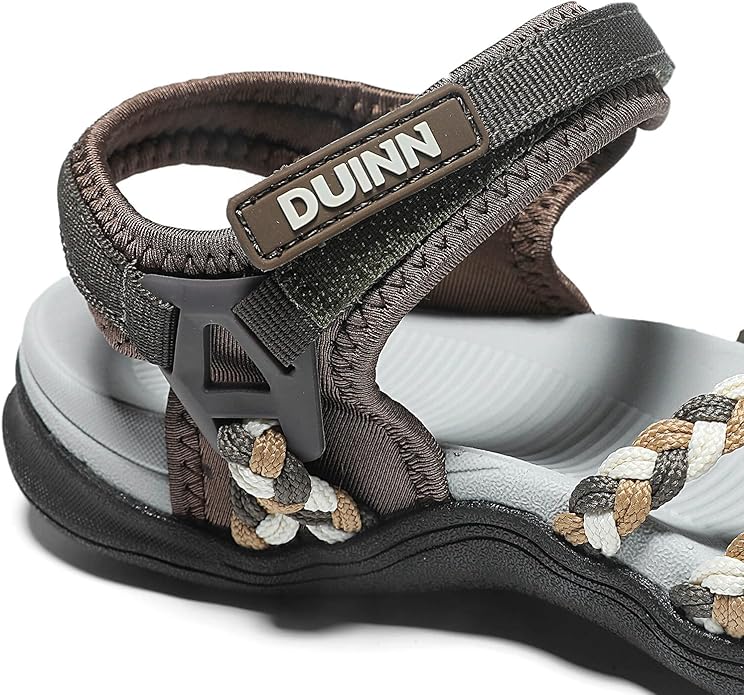 UBFEN Womens Hiking Comfort Sport Sandals Beach Vacation Camping Casual Sport Sandals with Adjustable Straps and Arch Support