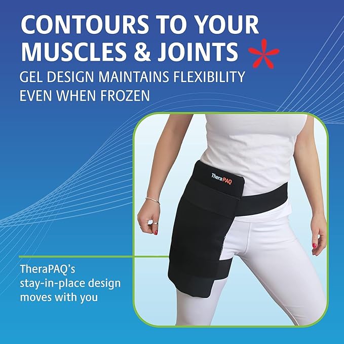 Reusable Ice Packs for Injuries – Large Flexible 14"x11" Gel Ice Pack for Knee, Back, Shoulder Pain Relief | Soft Cold Compress for Swelling | Reusable Hot & Cold Therapy Pack