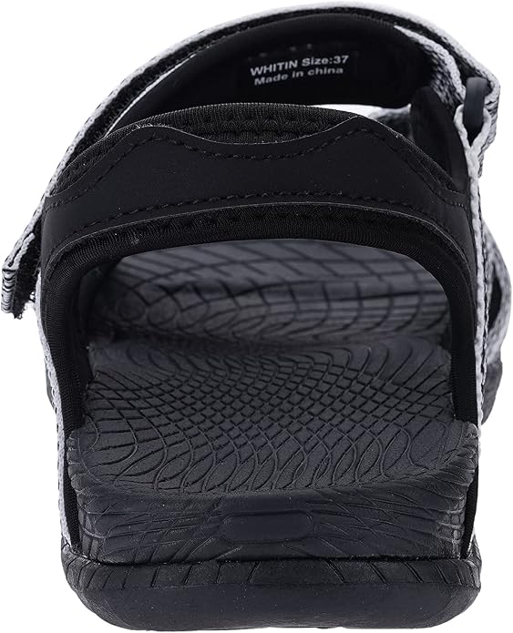 WHITIN Women’s Hiking Sandals with Arch Support | Adjustable Hook and Loop Straps | Durable Sport Sandals for Outdoor Adventure