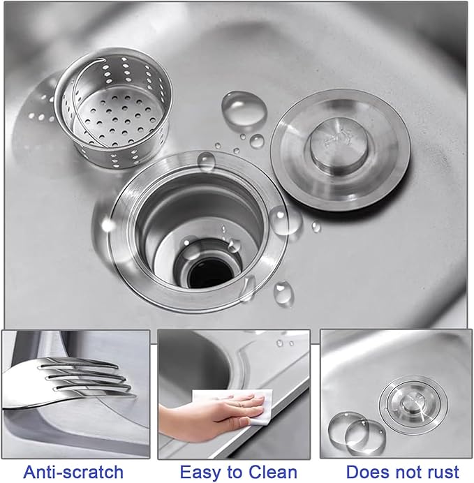 Outdoor Utility Sink,Free Standing Stainless Steel Laundry Tub, Single Bowl Portable Washing Hand Basin Station,with Cleaning Table&Storage Shelves for Garage, Restaurant, Kitchen,Camping, Backyard(Do