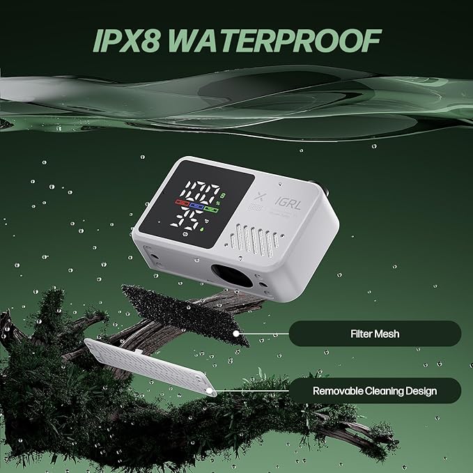 Portable Shower for Camping, Powerful 10L/Min Water Flow, Rechargeable Shower Pump with Bath Sponge, 4 Spray Modes, IPX8 Waterproof, 7800mAh Battery, Ideal for Hiking, Travel, Car Wash, Pet