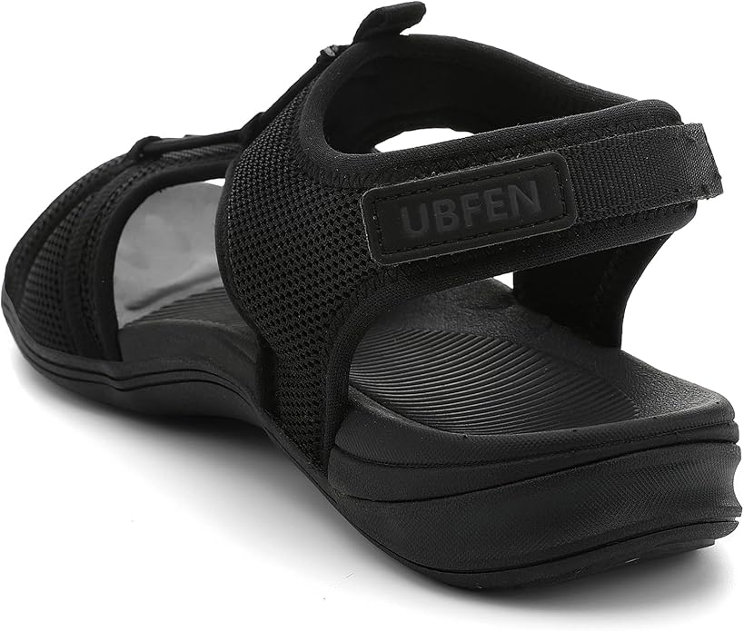 UBFEN Womens Hiking Sandals Comfortable Walking Sandals Summer Sport Breathable Arch Support