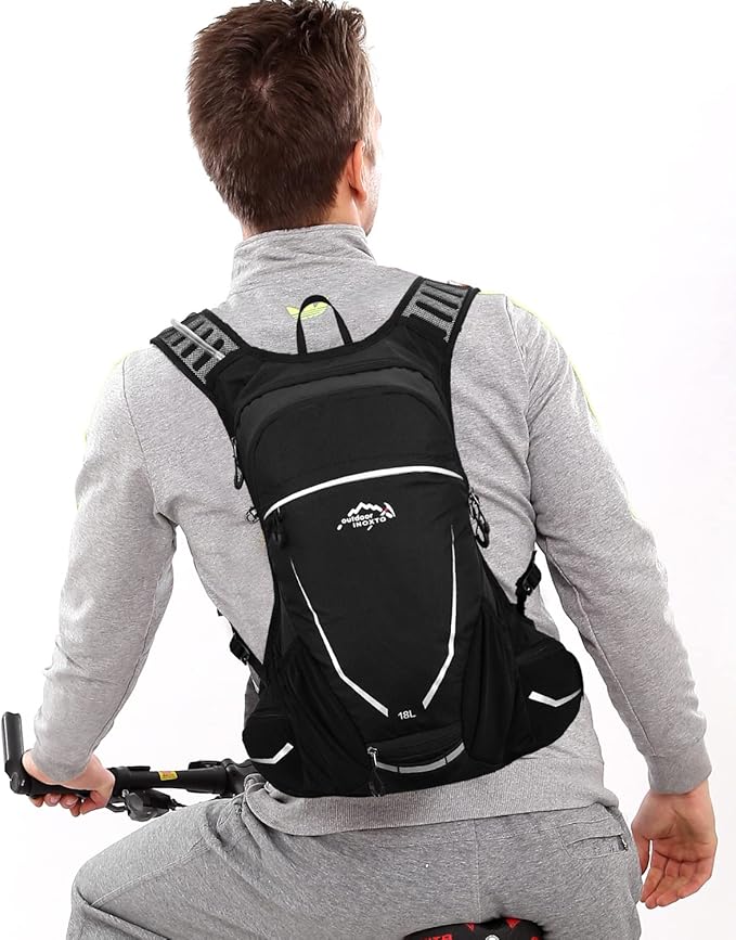 16L Hydration Backpack with Free 2-Liter Water Bladder,The Lightweight Hydration Pack for Cycling, Hiking, Skiing