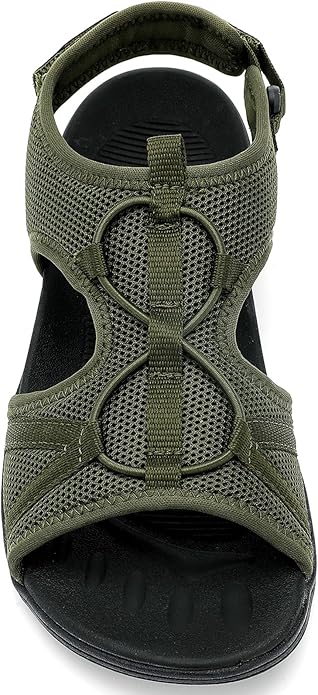 UBFEN Womens Hiking Sandals Comfortable Walking Sandals Summer Sport Breathable Arch Support