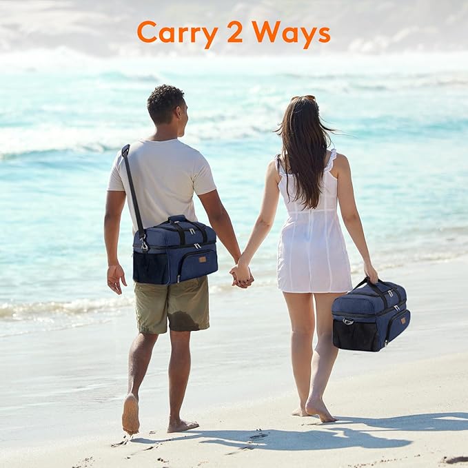 Lifewit Large Cooler Bag Insulated Lunch Bag Lightweight Portable Cool Bag Double Layer for Picnic, Beach, Work, Trip