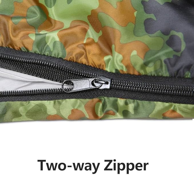 Sleeping Bag,3-4 Seasons Warm Cold Weather Lightweight, Portable, Waterproof Compression Sack Adults & Kids - Indoor & Outdoor Activities: Traveling, Camping, Backpacking, Hiking