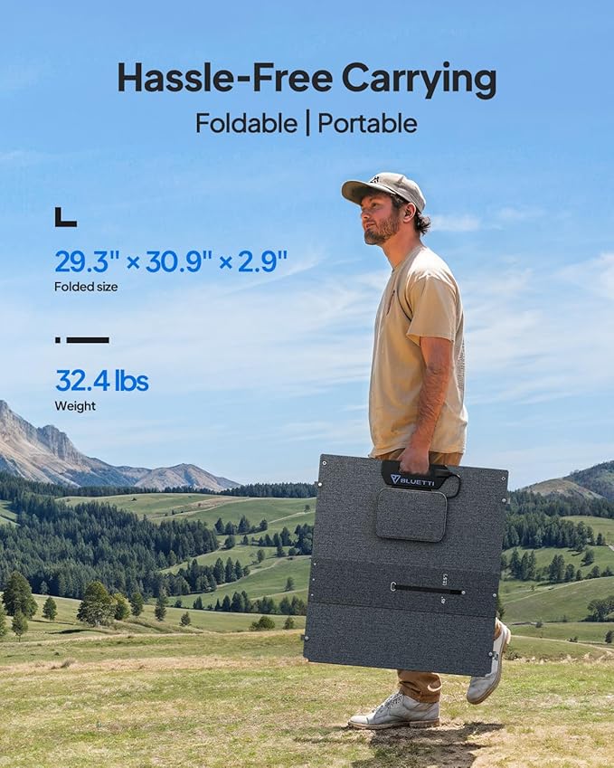 BLUETTI Portable Power Station Elite 100 V2 with 350W Solar Panel(ships separately), 1024Wh Solar Generator w/ 4 1800W AC Outlets, 35% Smaller, Ideal for Camping, Emergencies, Backup Power(2025 New).