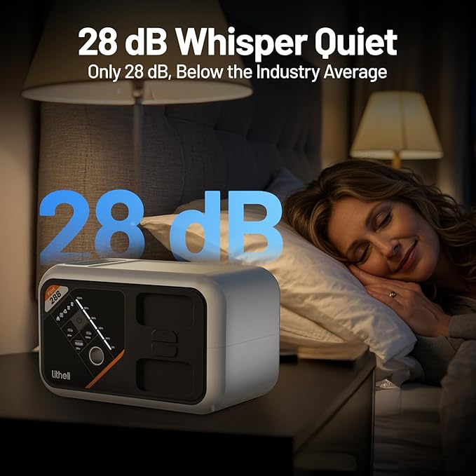 Litheli 288 Series Portable Power Station 139Wh Camping Lithium Battery Solar Generator, 300W AC/100W USB-C Outlets, 0-95% in 50Min, Power Bank(Solar Panel Optional) for Home Outdoor Emergency RV Van