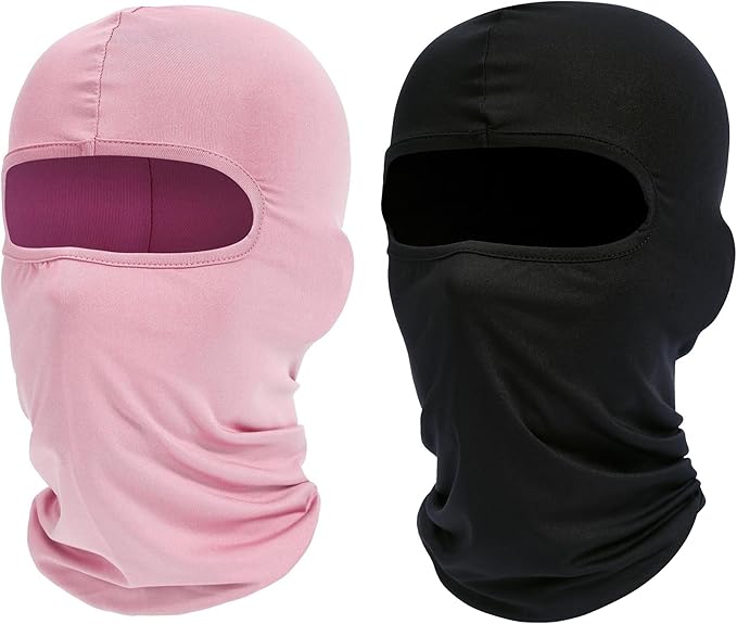 Ski Mask Balaclava Shiesty, 2 Pack Neck Gaiter Motorcycle UV Protector Cooling for Men/Women