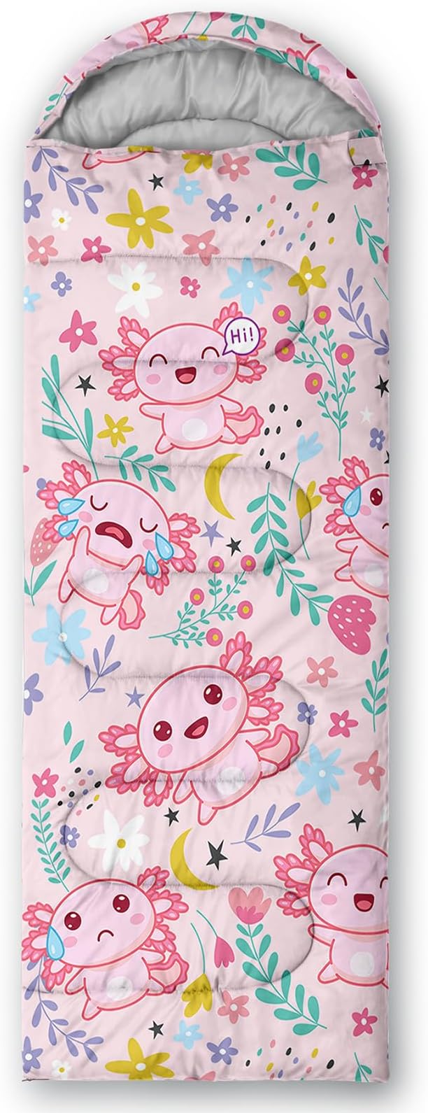 QOOMO Camping Sleeping Bags,3 Season Warm & Cool Weather,Lightweight,Waterproof Sleeping Bags for Adults & Kids,Traveling,and Outdoors,Camping Gear Equipment