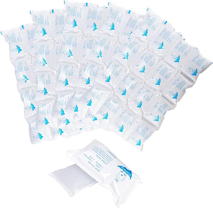 Dry Ice Packs for Shipping Frozen Food, Reusable Cold Ice Sheets for Coolers, Lunch Bag, Flexible Long-Lasting Ice Blanket Sheets for Shipping