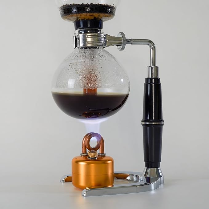 Mini Alcohol Camping Stove – Lightweight Brass & Aluminum Spirit Burner with Stand | Faster Heating – Perfect for Backpacking, Hiking & Brewing Piping Hot Tea/Coffee