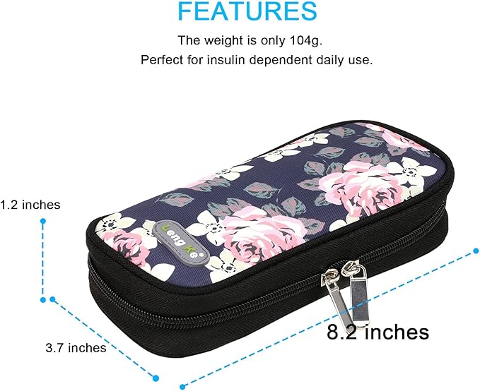 YOUSHARES Insulin Cooler Travel Case - Organizer Insulin Case for Diabetes Accessories Keep Supplies Safe and Cold