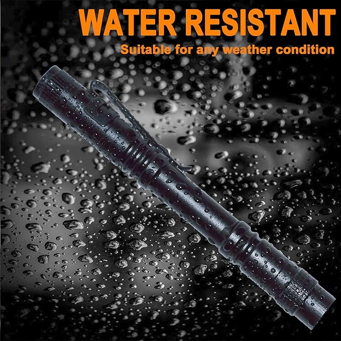 Beieverluck 10 Pack Small Mini LED Flashlight Pocket Flashlight Pen Light Flashlight Tactical Flashlight with Clip Flashlights for Camping Outdoor Emergency Inspection Fathers Gifts for Dad Husband