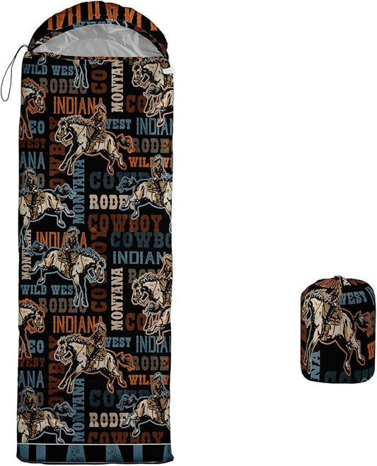 Print sleeping bag,sleeping bags,Outdoor Camping Sleeping Bag，Suitable For Children Boys And Girls Portable,Waterproof,Compact And Lightweight,Great For Outdoor Camping,Backpacking And Hiking