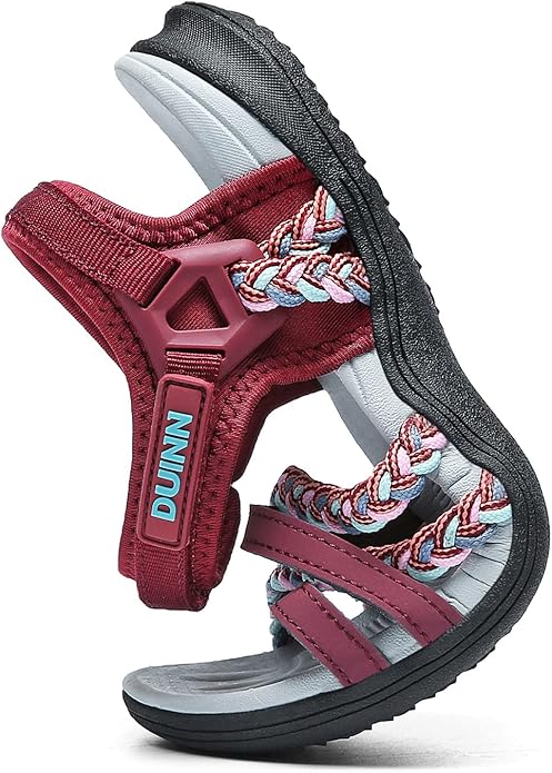 UBFEN Womens Hiking Comfort Sport Sandals Beach Vacation Camping Casual Sport Sandals with Adjustable Straps and Arch Support