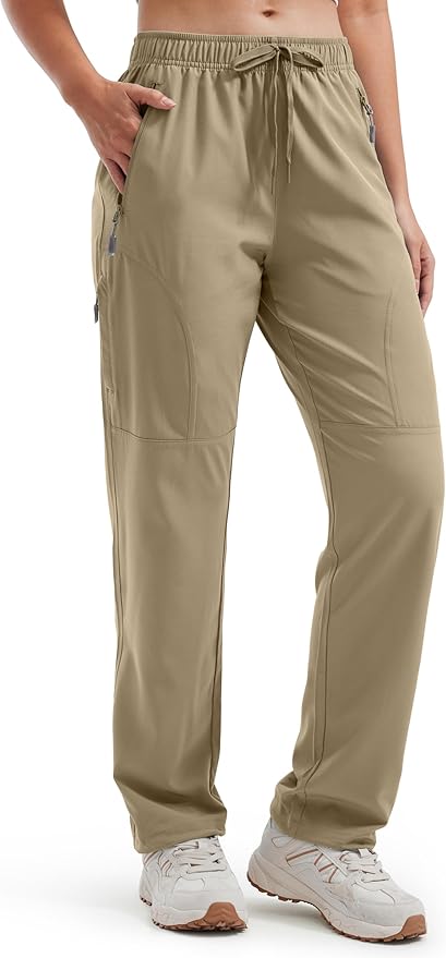 Libin Women's Hiking Pants Lightweight Quick Dry Cargo Pants Casual Safari Work Travel Clothes Petite/Regular/Tall