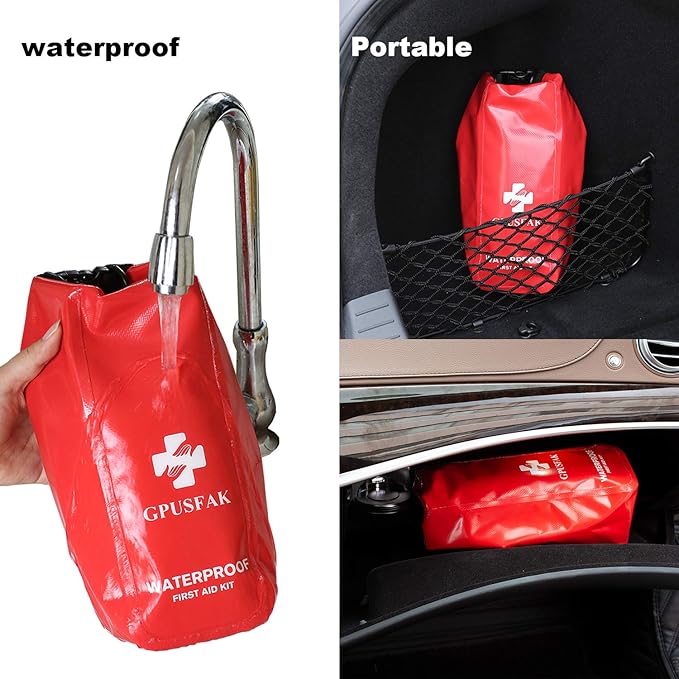 Boat Emergency Kit 2-in-1 Waterproof First Aid Kit