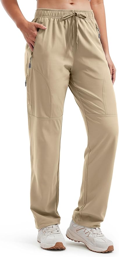 Libin Women's Hiking Pants Lightweight Quick Dry Cargo Pants Casual Safari Work Travel Clothes Petite/Regular/Tall