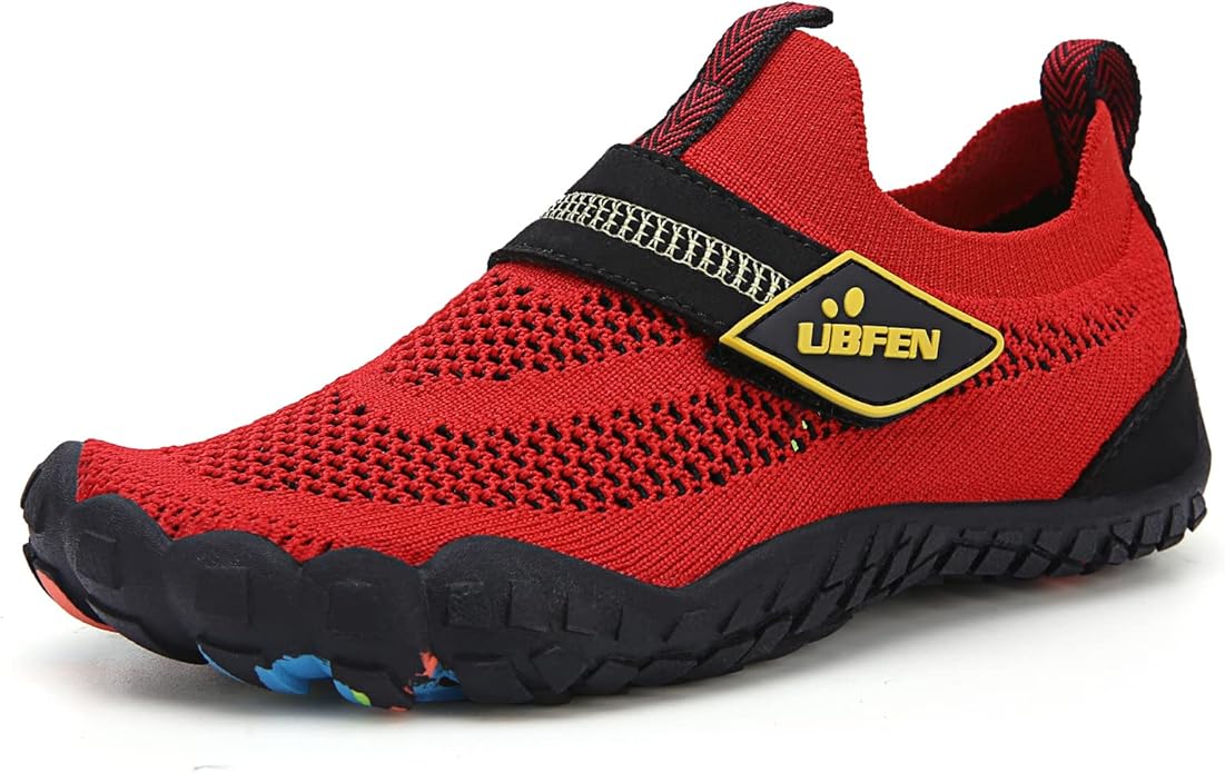 UBFEN Water Shoes for Kids Boys Girls Aqua Socks Barefoot Beach Sports Swim Pool Quick Dry Lightweight Toddler Little Big Kid