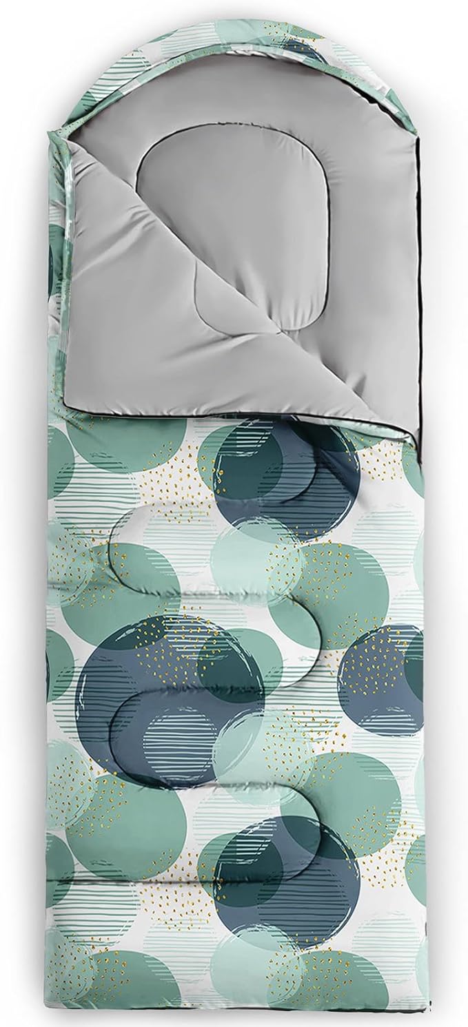 Kids Sleeping Bag for Boys Girls,3D Basketball Print-Lightweight Warm Portable Outdoor Indoor-Waterproof Cold Weather Resistant Sleeping Bag for Camping Hiking