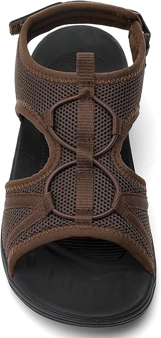 UBFEN Womens Hiking Sandals Comfortable Walking Sandals Summer Sport Breathable Arch Support