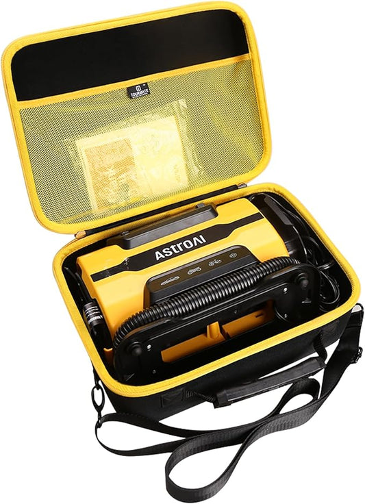 Hard Storage Case for AstroAI Tire Inflator Portable - Air Compressor Pump 150PSI 12V DC/110V AC,Portable EVA Case(Only Case), Black