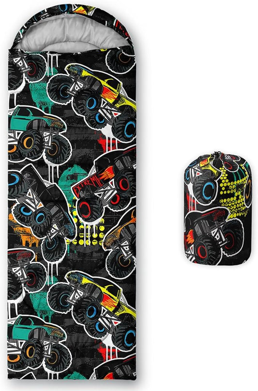 QOOMO Camping Sleeping Bags,3 Season Warm & Cool Weather,Lightweight,Waterproof Sleeping Bags for Adults & Kids,Traveling,and Outdoors,Camping Gear Equipment