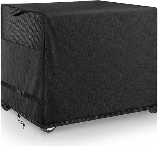 Outdoor Dining Cart Cover - Heavy Duty Waterproof Cover for Royal Gourmet Cart, Flattop Worktable, Propane Tank - Black, Polyester