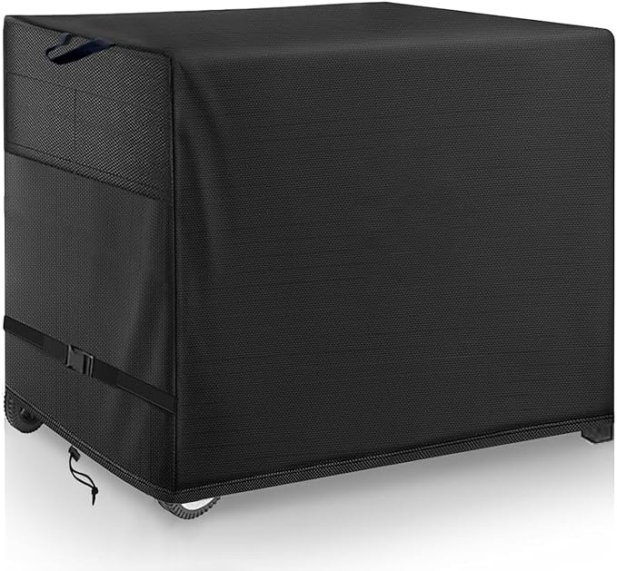 Outdoor Prep Table Cover - Heavy Duty Waterproof Cover for Outdoor Stainless Steel Table,Black