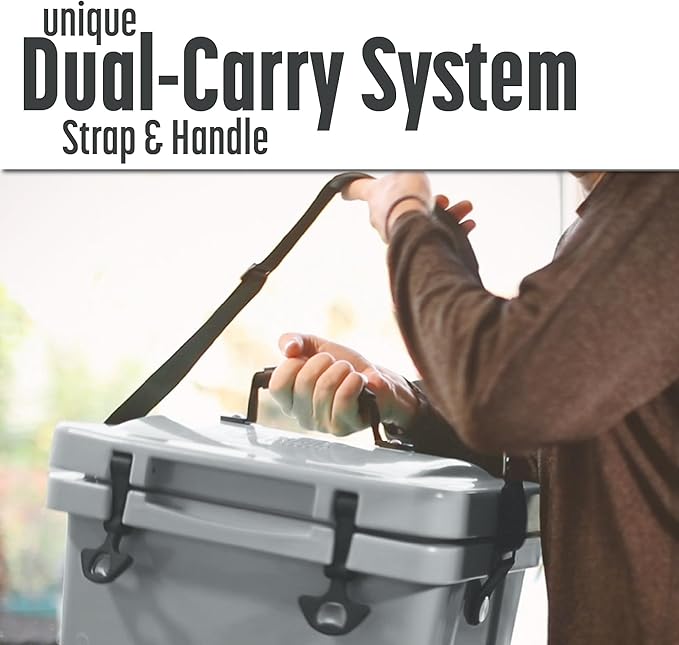 Viva 14QT On-The-Go Personal Portable Hard Cooler Ice Chest | Everyday, Beach, Sports, Gatherings, Groceries/Market