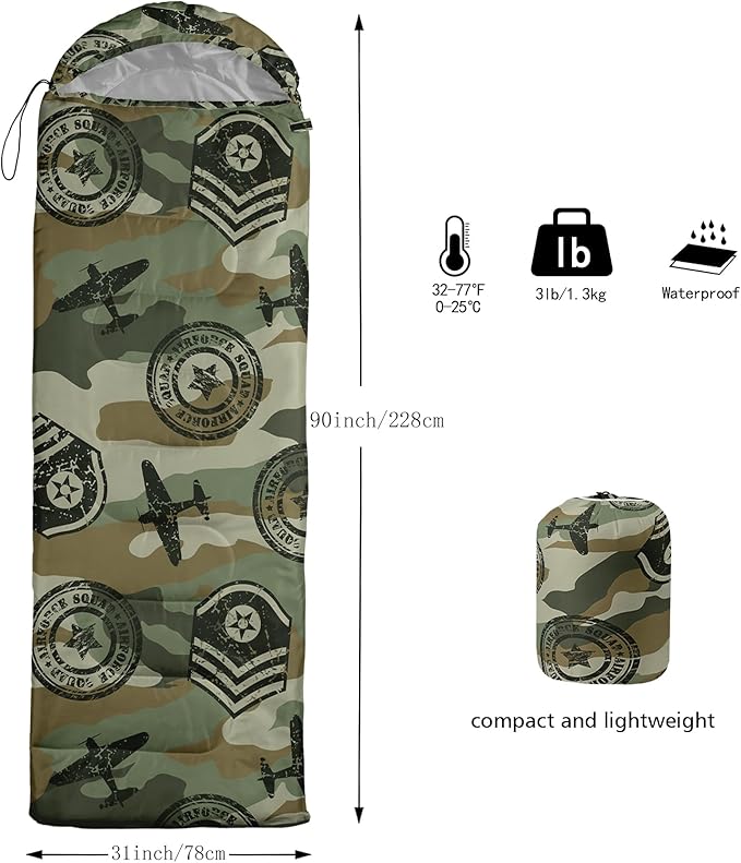 Axolotl Unicorn Sleeping Bag for Kids Boys Girls–Lightweight Warm Cold Weather Sleeping Bags,Waterproof Portable Sleeping Bag with Compression Sack for Camping Backpacking Outdoor Indoor