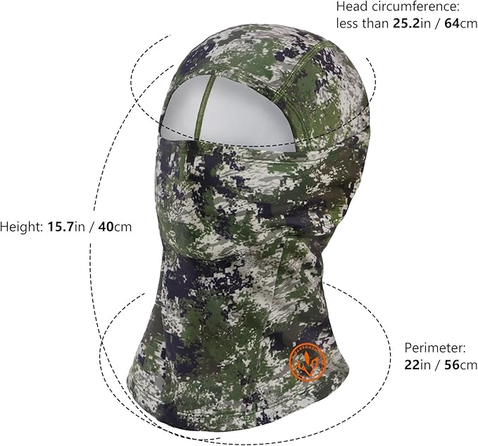 BASSDASH Winter Balaclava Fleece Ski Mask Ninja Hood Neck Warmer Fishing Hunting