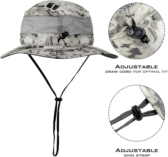 KastKing Sol Armis UPF 50 Boonie Hat - Sun Protection, Fishing, Beach & Hiking, Paddling, Rowing, Kayaking
