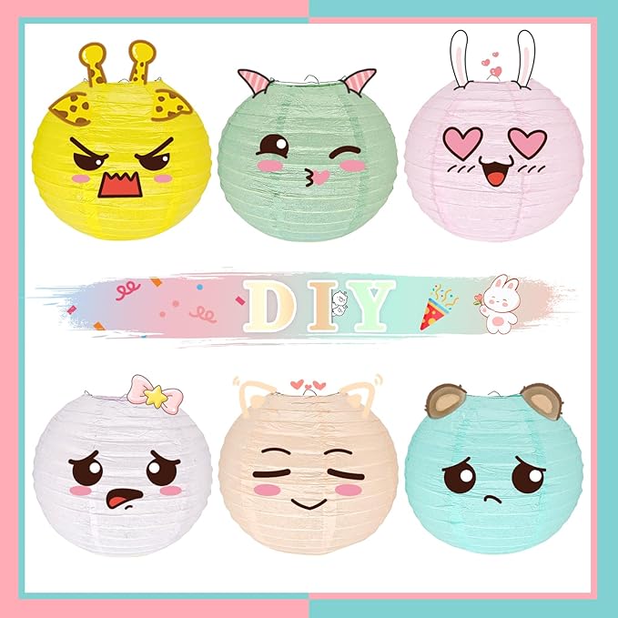 12Pcs 10" Colorful Pastel Paper Lanterns for Classroom Spring Children's Room Mother's Day Baby Shower Wedding Birthday Party Decorations, Macaron Rainbow Pastel Classroom Decor (10 inch)