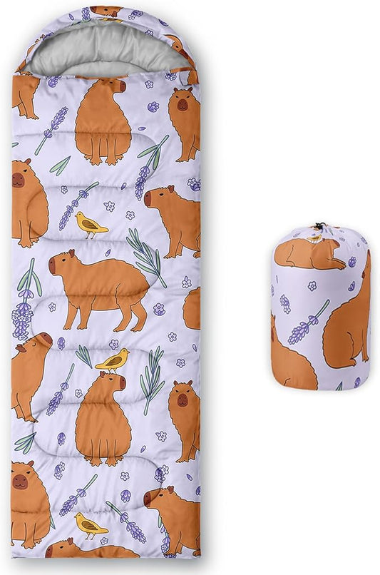 QOOMO Camping Sleeping Bags,3 Season Warm & Cool Weather,Lightweight,Waterproof Sleeping Bags for Adults & Kids,Traveling,and Outdoors,Camping Gear Equipment