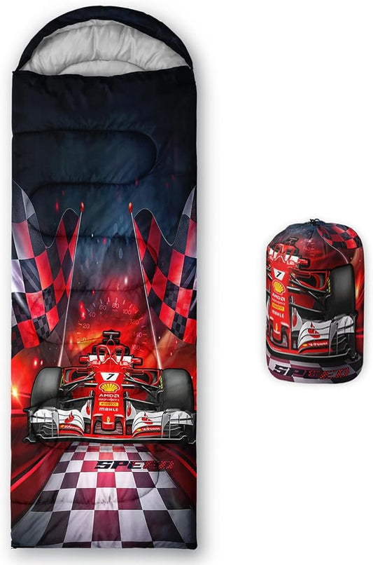 Print sleeping bag,sleeping bags,Outdoor Camping Sleeping Bag，Suitable For Children Boys And Girls Portable,Waterproof,Compact And Lightweight,Great For Outdoor Camping,Backpacking And Hiking