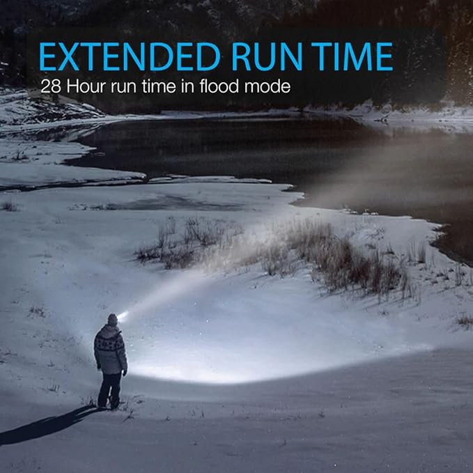 LUXPRO LP345V2 LED Headlamp - Bright 300 Lumen Head Lamp for Outdoors, Camping & Hiking - 6 Light Modes White, Green & Red Light - IPX4 Waterproof - Adjustable Headband - Batteries Included - 2 Pack