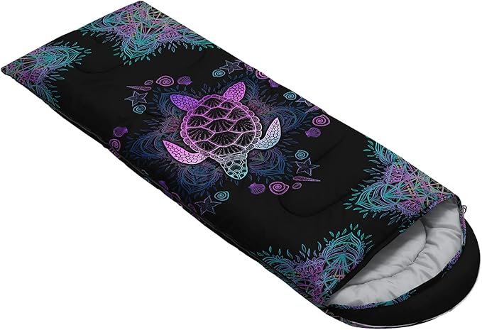 QOOMO Camping Sleeping Bags,3 Season Warm & Cool Weather,Lightweight,Waterproof Sleeping Bags for Adults & Kids,Traveling,and Outdoors,Camping Gear Equipment