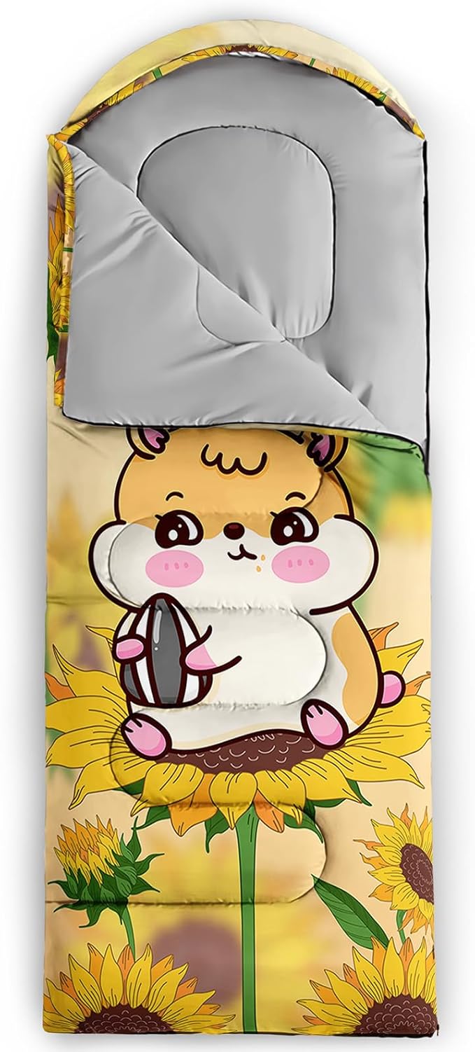 QOOMO Camping Sleeping Bags,3 Season Warm & Cool Weather,Lightweight,Waterproof Sleeping Bags for Adults & Kids,Traveling,and Outdoors,Camping Gear Equipment