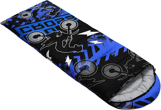 QOOMO Camping Sleeping Bags,3 Season Warm & Cool Weather,Lightweight,Waterproof Sleeping Bags for Adults & Kids,Traveling,and Outdoors,Camping Gear Equipment