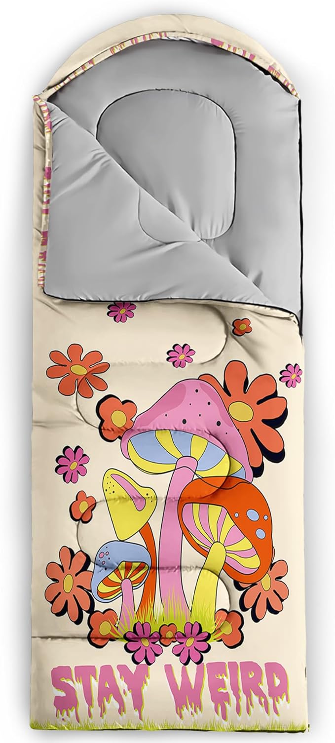 Axolotl Unicorn Sleeping Bag for Kids Boys Girls–Lightweight Warm Cold Weather Sleeping Bags,Waterproof Portable Sleeping Bag with Compression Sack for Camping Backpacking Outdoor Indoor