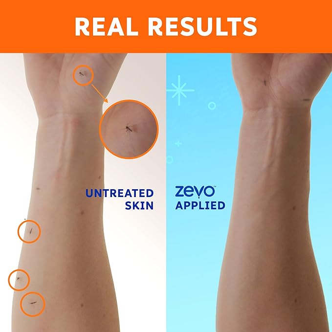 Zevo On-Body Tick & Mosquito Repellent Spray - 8-Hour Insect & Bug Spray - Odorless, Non-Sticky Formula for The Whole Family (1 Pump Bottle & 2 Aerosol Bottles)