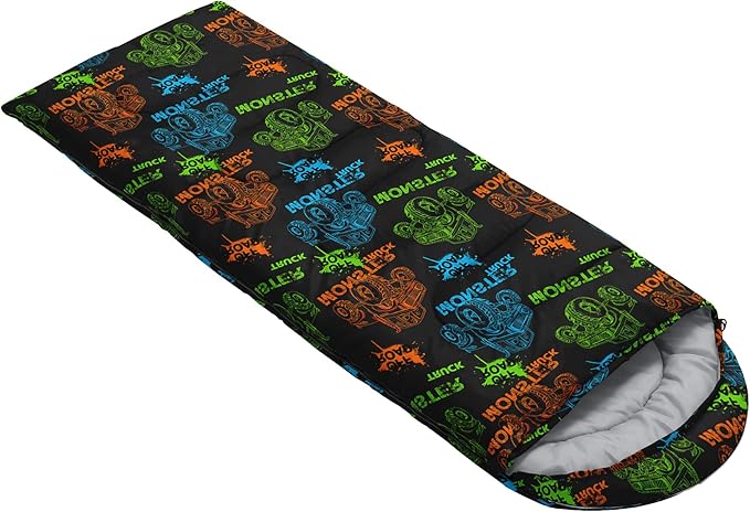 QOOMO Camping Sleeping Bags,3 Season Warm & Cool Weather,Lightweight,Waterproof Sleeping Bags for Adults & Kids,Traveling,and Outdoors,Camping Gear Equipment